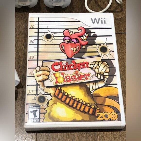 Nintendo Wii RVL-001 Gamecube comp. with blaster Chicken blaster game 2 contr. - Picture 2 of 9